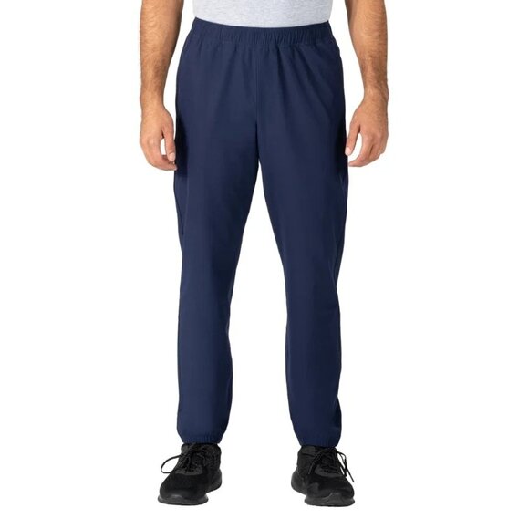 NEW Soybu Men's L Woven Jogger Navy Blue Water Resistant 4-Way Stretch Polyester - Picture 1 of 9